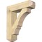 Ekena Millwork Balboa Craftsman Rough Sawn Bracket w/ Offset Brace, Douglas Fir, 8"W x 30"D x 34"H BKT0806X30X34BOA04RDF - alternate 1